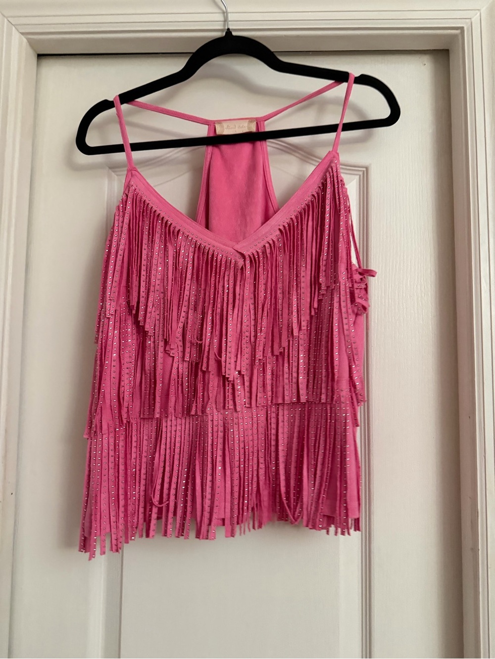Pink Fringe Cami Tank - Altard State - Picture 4 of 7